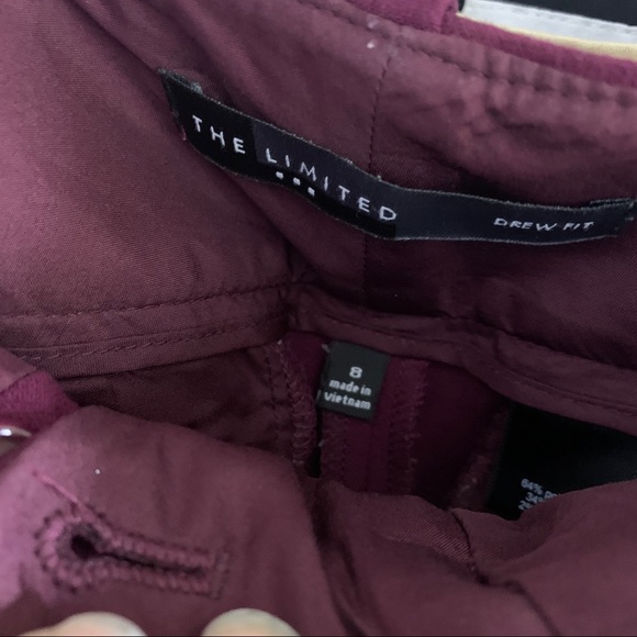 The Limited- Magenta Drew Fit Trousers size 8 - Picture 11 of 12